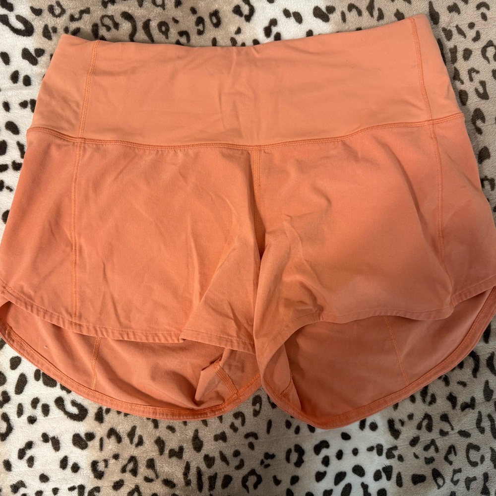 Lululemon Athletica Coral Athletic Shorts